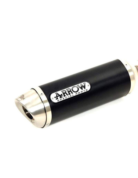 ARROW Escape aluminio negro fondo acero DARK THUNDER MT07 14-, Tracer 700 16- OC