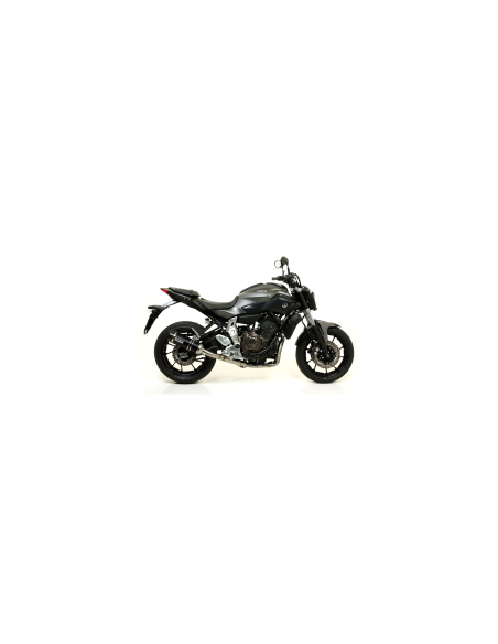 ARROW Escape aluminio negro fondo acero DARK THUNDER MT07 14-, Tracer 700 16- OC