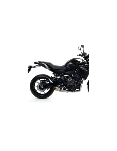 ARROW Escape aluminio negro fondo acero DARK THUNDER MT07 14-, Tracer 700 16- OC