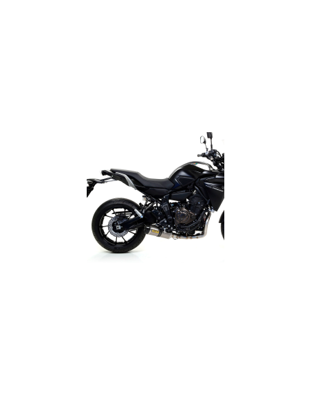 ARROW Escape aluminio negro fondo acero DARK THUNDER MT07 14-, Tracer 700 16- OC