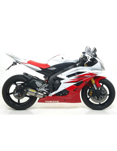 ARROW Escape aluminio fondo carbono YAMAHA YZF 600 R6 06-16 OC