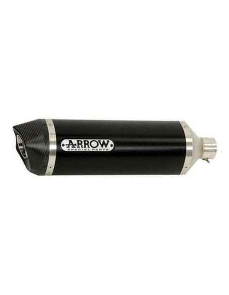 ARROW Escape aluminio negro fondo carbono YAMAHA YZF R6 600 06-16 OC