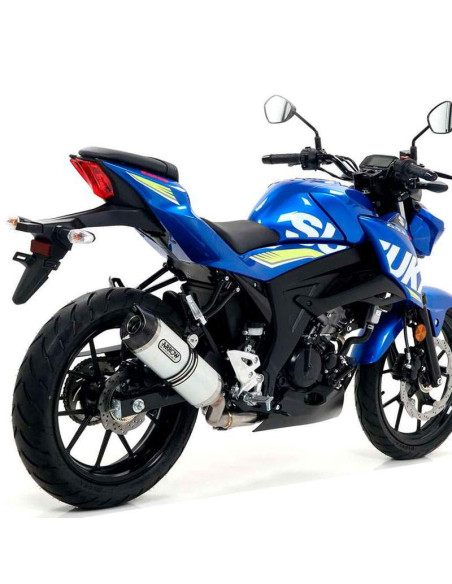 ARROW Escape Aluminio Thunder Suzuki GSXS 125 2017- OC
