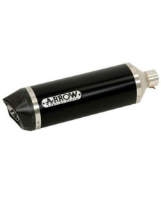 ARROW Escape Aluminio negro Thunder Suzuki GSXS 125 2017- OC