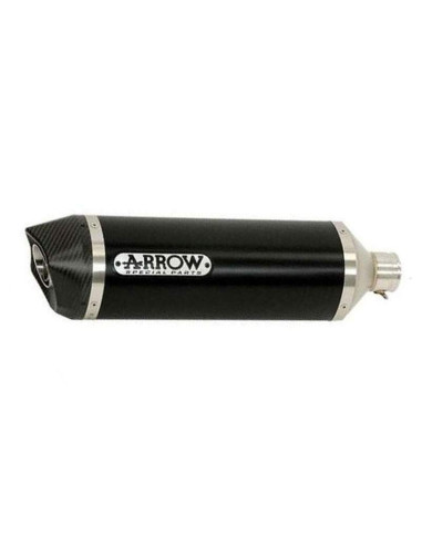 ARROW Escape aluminio negro fondo carbono DARK THUNDER MT07 14-, Tracer 700 16- OC