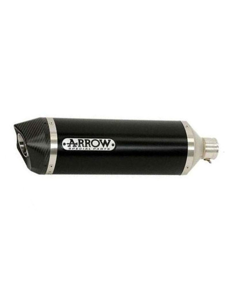 ARROW Escape aluminio negro fondo carbono DARK THUNDER MT07 14-, Tracer 700 16- OC