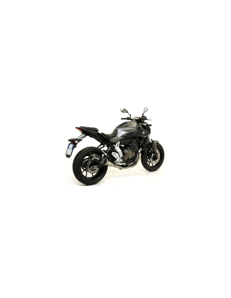ARROW Escape aluminio negro fondo carbono DARK THUNDER MT07 14-, Tracer 700 16- OC