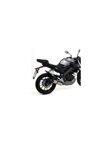 ARROW Escape aluminio Thunder Yamaha MT 125 14- con tapa de carbono OC