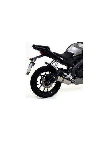 ARROW Escape aluminio DARK THUNDER YAMAHA MT 125 14- OC