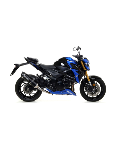 ARROW Escape aluminio negro fondo carbono Suzuki GSR750 11-/GSXS750 17-20 OC 2