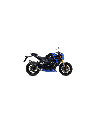 ARROW Escape aluminio negro fondo carbono Suzuki GSR750 11-/GSXS750 17-20 OC