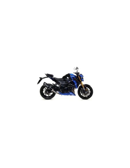 ARROW Escape aluminio negro fondo carbono Suzuki GSR750 11-/GSXS750 17-20 OC