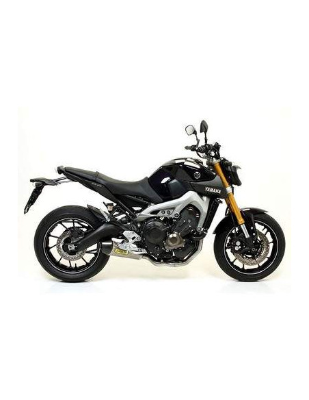 ARROW Escape acero X-Kone Yamaha MT09 13- / MT09 Tracer 15- OC