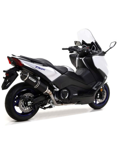 ARROW Escape aluminio negro fondo carbono Yamaha TMax 530-560 OC
