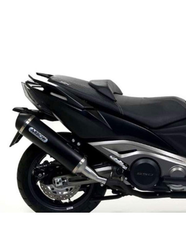 ARROW Escape aluminio negro Kymco 550 17-20 OC