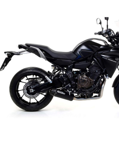 ARROW Escape acero fondo carbono JET-RACE Dark YAMAHA XSR 700,MT07,TRACER OC