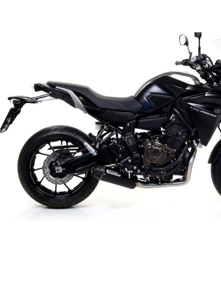 ARROW Escape acero fondo carbono JET-RACE Dark YAMAHA XSR 700,MT07,TRACER OC