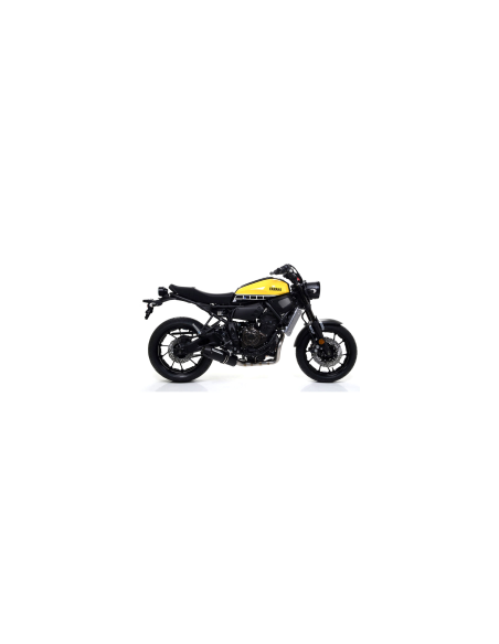 ARROW Escape acero fondo carbono JET-RACE Dark YAMAHA XSR 700,MT07,TRACER OC