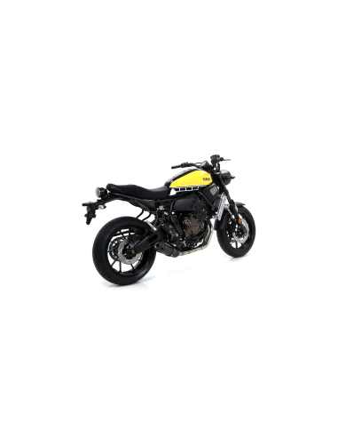 ARROW Escape acero fondo carbono JET-RACE Dark YAMAHA XSR 700,MT07,TRACER OC