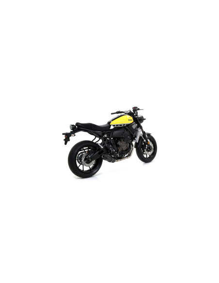 ARROW Escape acero fondo carbono JET-RACE Dark YAMAHA XSR 700,MT07,TRACER OC