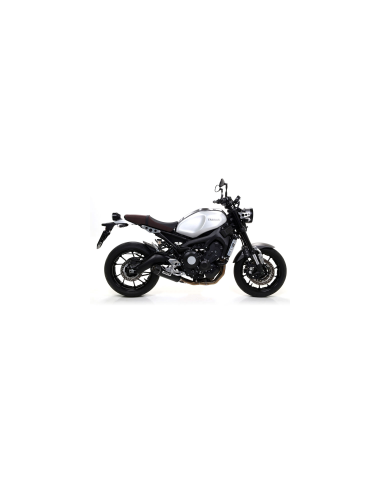 ARROW Escape de acero negro Jet Race Yamaha XSR 900 16- OC