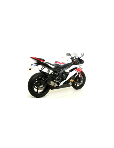 ARROW Escape titanio fondo carbono Yamaha YZF 600 R6 06-16 OC