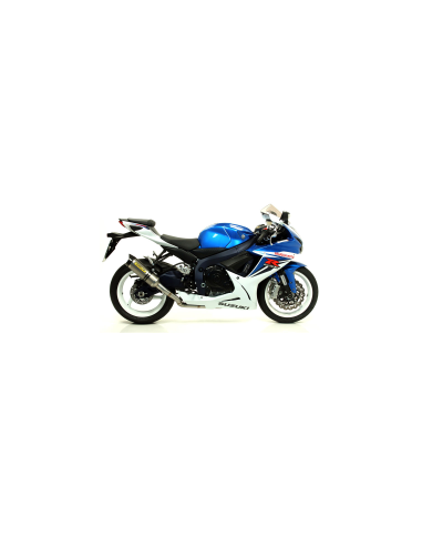 ARROW Escape titanio fondo carbono Suzuki GSXR 600 11-16 y GSXR 750 11-16 OC