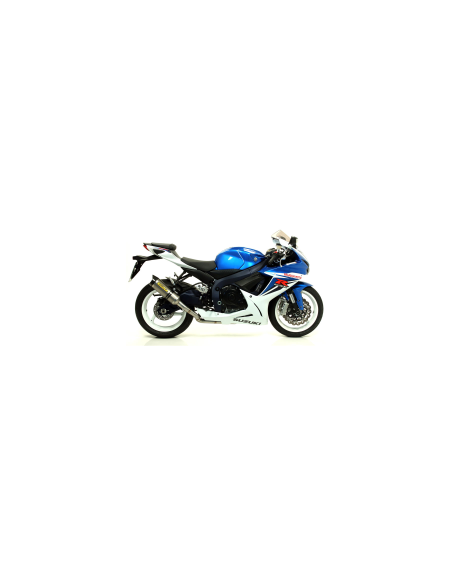 ARROW Escape titanio fondo carbono Suzuki GSXR 600 11-16 y GSXR 750 11-16 OC