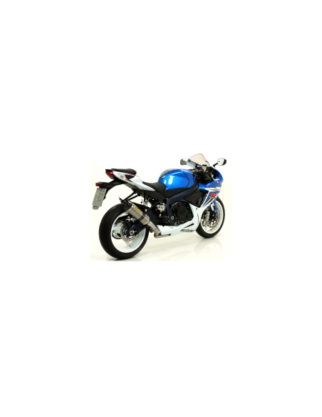 ARROW Escape titanio fondo carbono Suzuki GSXR 600 11-16 y GSXR 750 11-16 OC