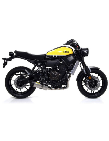ARROW Escape titanio fondo carbono JET-RACE YAMAHA XSR700,MT07,TRACER OC