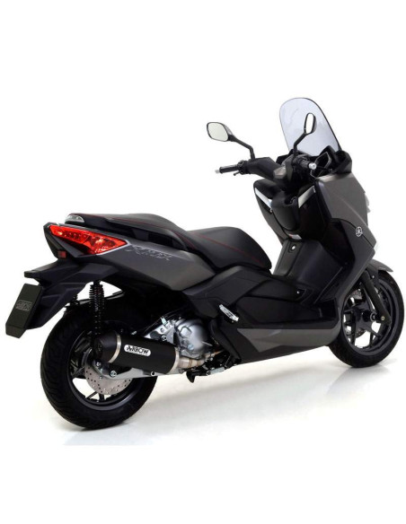 ARROW Escape aluminio negro Yamaha XMAX 250 2009-16 OC