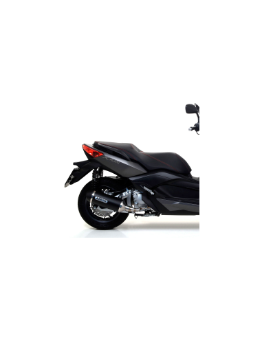 ARROW Escape aluminio negro Yamaha XMAX 250 2009-16 OC