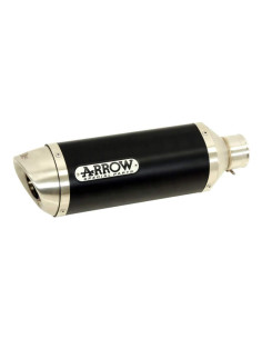 ARROW Escape Street Thunder en Aluminio Negro Yamaha Yzf R125 08-18 OC