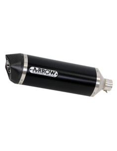 ARROW Escape Street Thunder Dark fondo Carbono Yamaha Yzf R125 08-18 OC