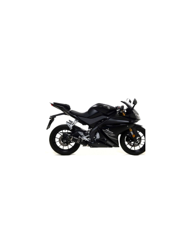 ARROW Escape Street Thunder Dark fondo Carbono Yamaha Yzf R125 08-18 OC