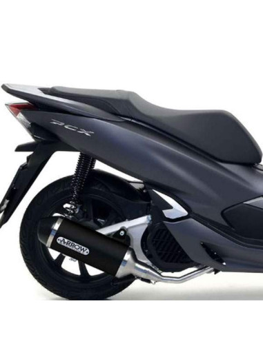 ARROW Escape aluminio negro Honda PCX125 18-20 OC