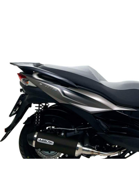 ARROW Escape Urban Dark en aluminio Kawasaki J300 17- OC