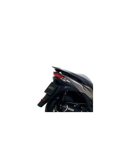 ARROW Escape Urban Dark en aluminio Kawasaki J300 17- OC