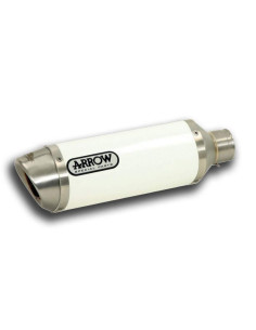 ARROW Escape aluminio fondo acero Kawasaki ER-6N 12-16, ER-6F 12-16 y Versys 650 15-16 OC