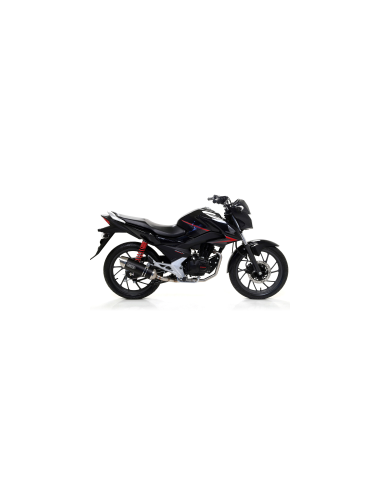 ARROW Escape THUNDER aluminio DARK HONDA CB125F 15-16 OC