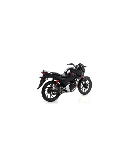 ARROW Escape THUNDER aluminio DARK HONDA CB125F 15-16 OC