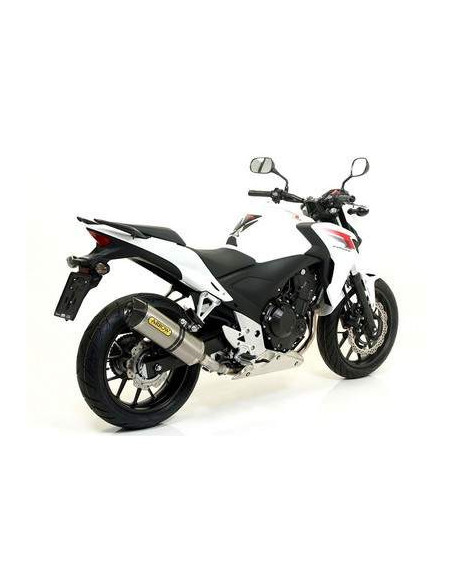 ARROW Escape aluminio fondo inoxidable Honda CB500F,CBR500R OC