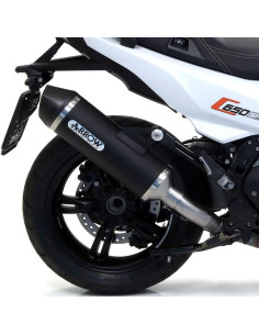 ARROW Escape RACE-TECH aluminio DARK BMW C650SPORT 2016- OC
