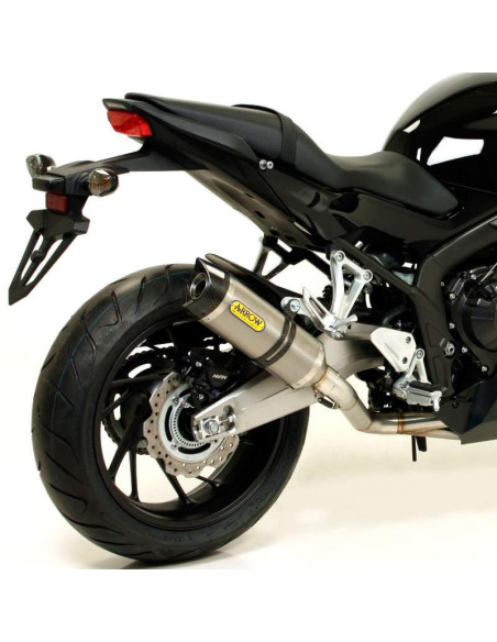 ARROW Escape aluminio fondo carbono Honda CBR650F/CB650F 14-18 OC