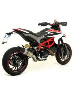 ARROW Escape aluminio negro Race Tech Ducati Hyperstrada-13-18 Hypermotard OC 2
