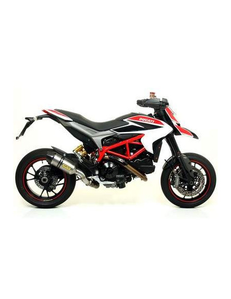 ARROW Escape aluminio negro Race Tech Ducati Hyperstrada-13-18 Hypermotard OC