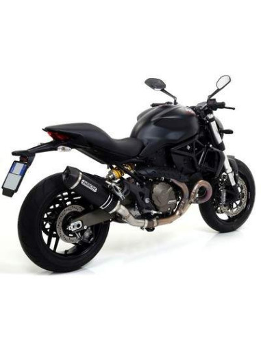 ARROW Escape aluminio negro Race Tech Ducati Monster / Diavel / MultiStrada OC