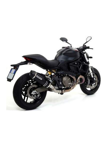 ARROW Escape aluminio negro Race Tech Ducati Monster / Diavel / MultiStrada OC