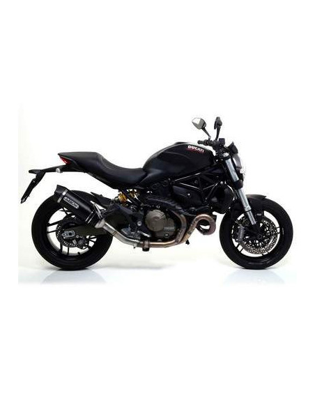 ARROW Escape aluminio negro Race Tech Ducati Monster / Diavel / MultiStrada OC