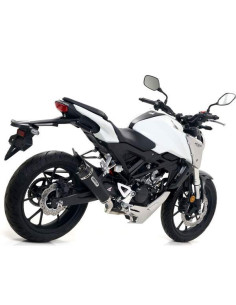 ARROW Escape acero negro Honda CB125 R 18- OC